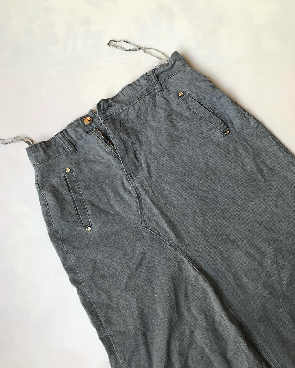 Light denim skirt