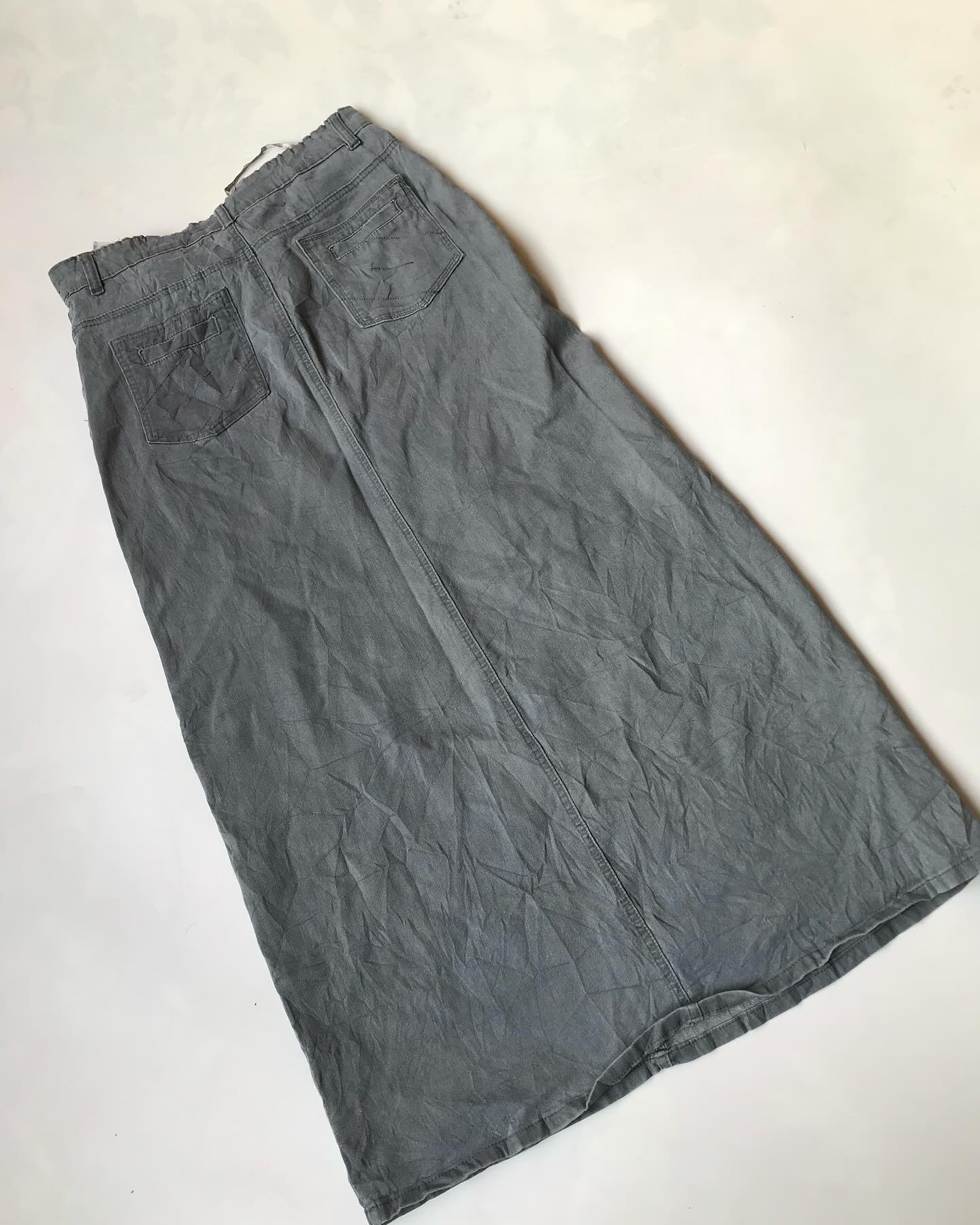 Light denim skirt