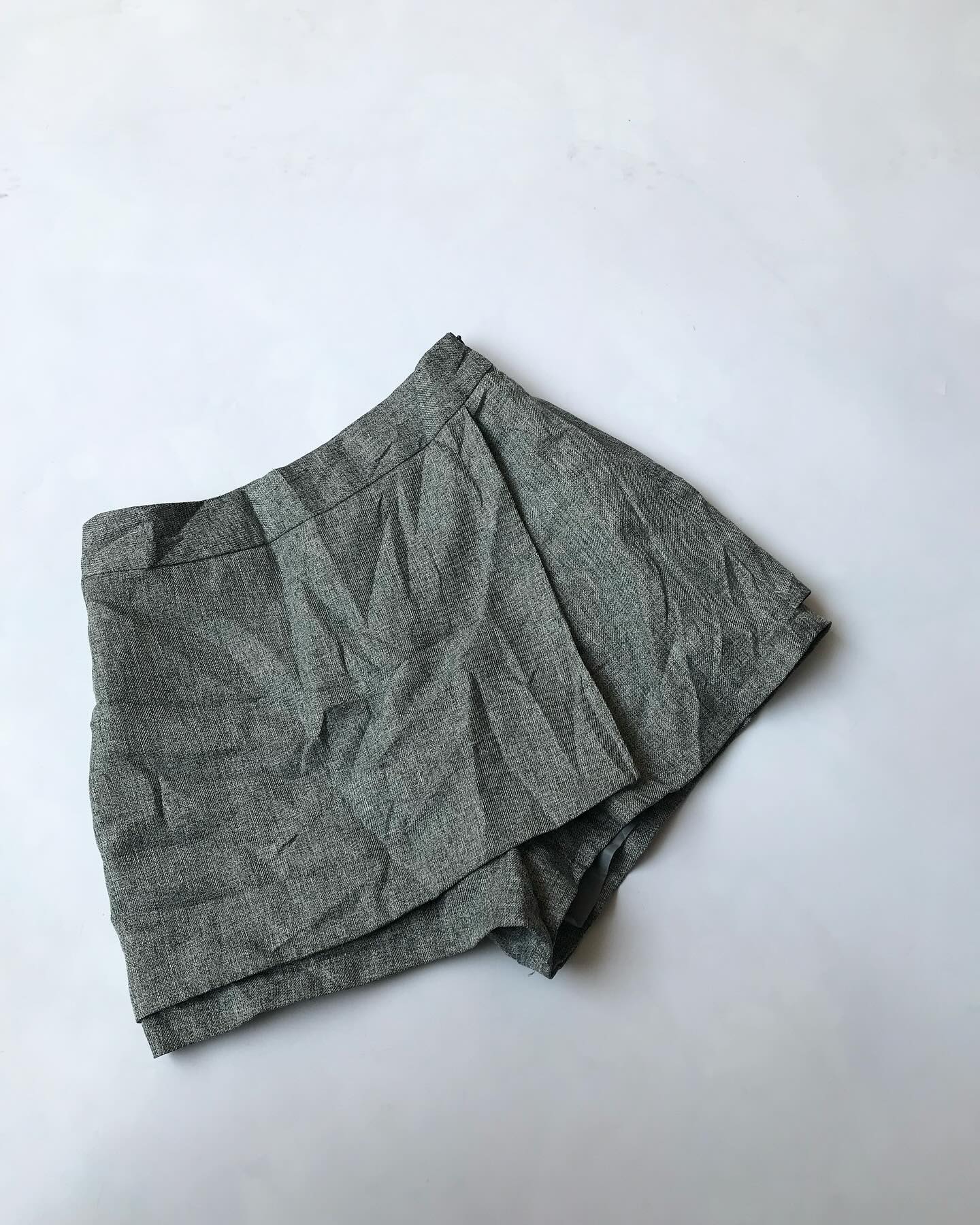 Grey Short Skirt