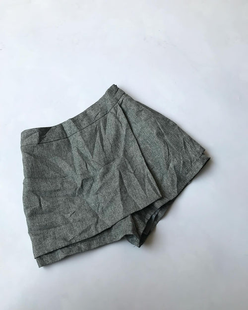 Grey Short Skirt
