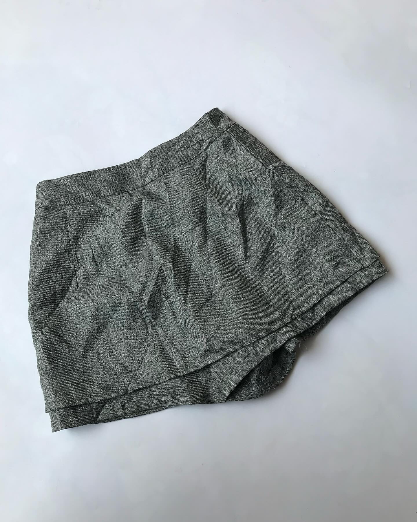 Grey Short Skirt