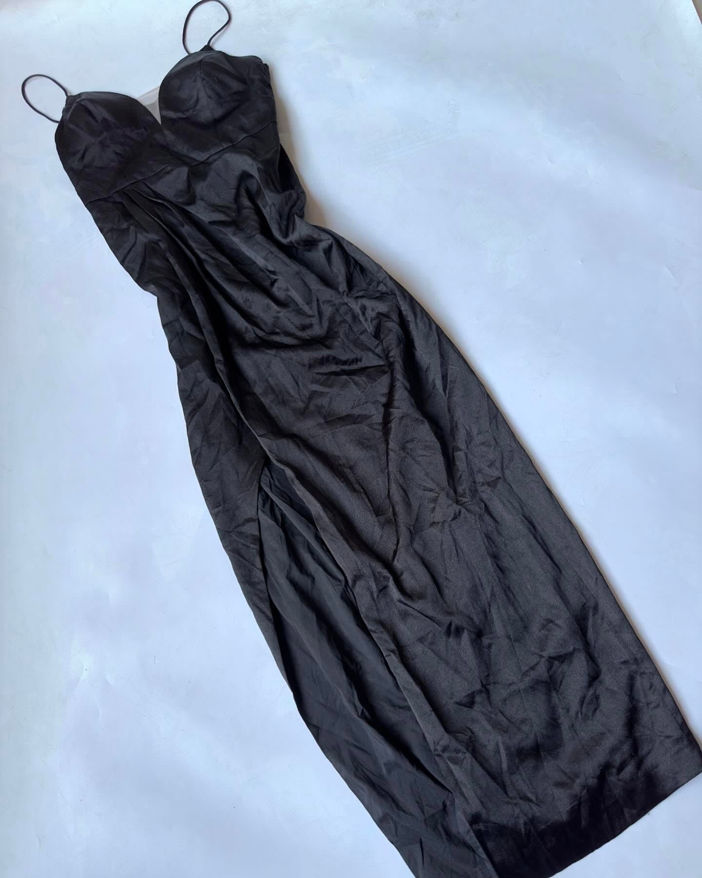 Slit gown