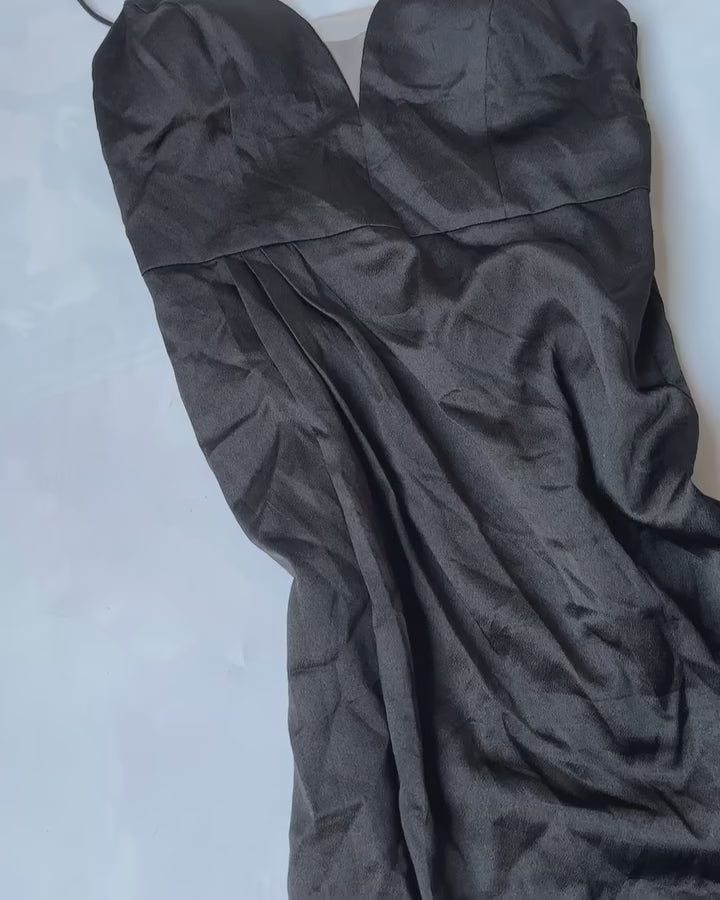 Slit gown